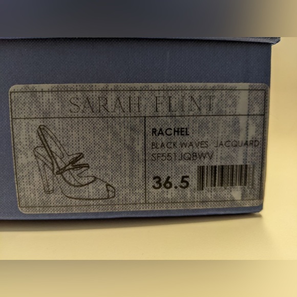 New Designer Sarah Flint Jacquard Pumps - Picture 9 of 9
